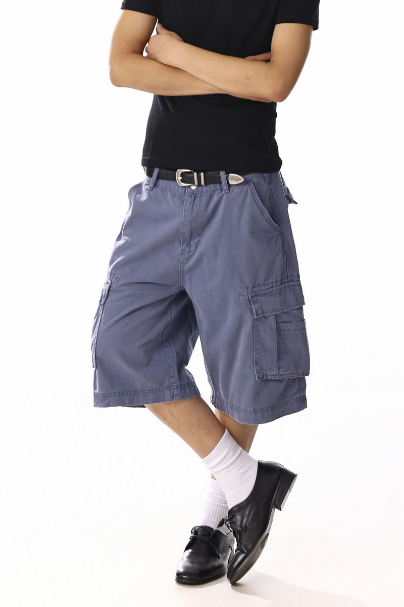 French Workwear Cargo Shorts