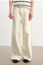 Washed Straight Jeans