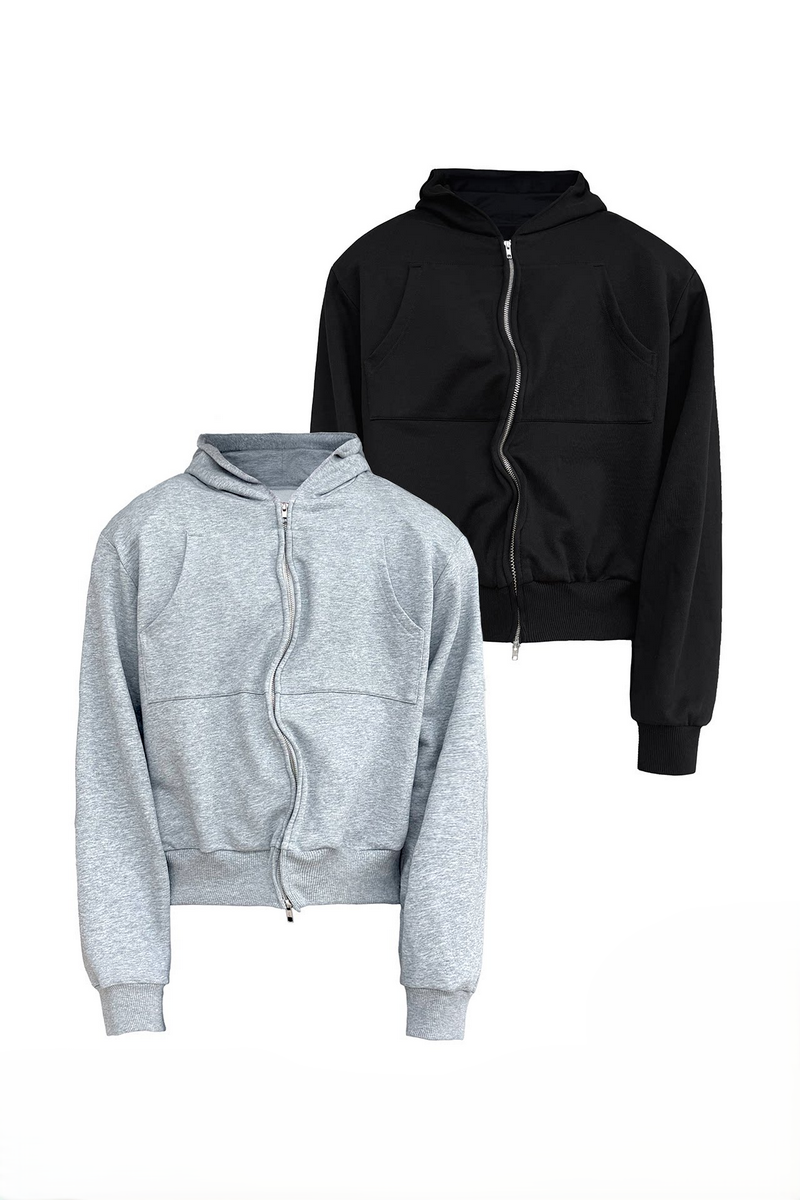 Sculpted Wire Shoulder Hoodie