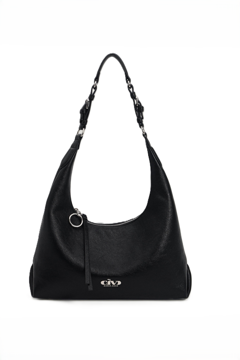 Leather Commuter Hobo Bag