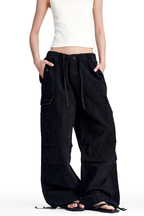 Washed Multi Pocket Cargo Pants