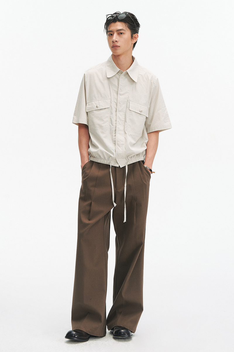 Double Pleated Trousers