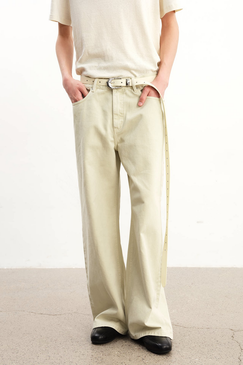 Dyed Straight Leg Jeans
