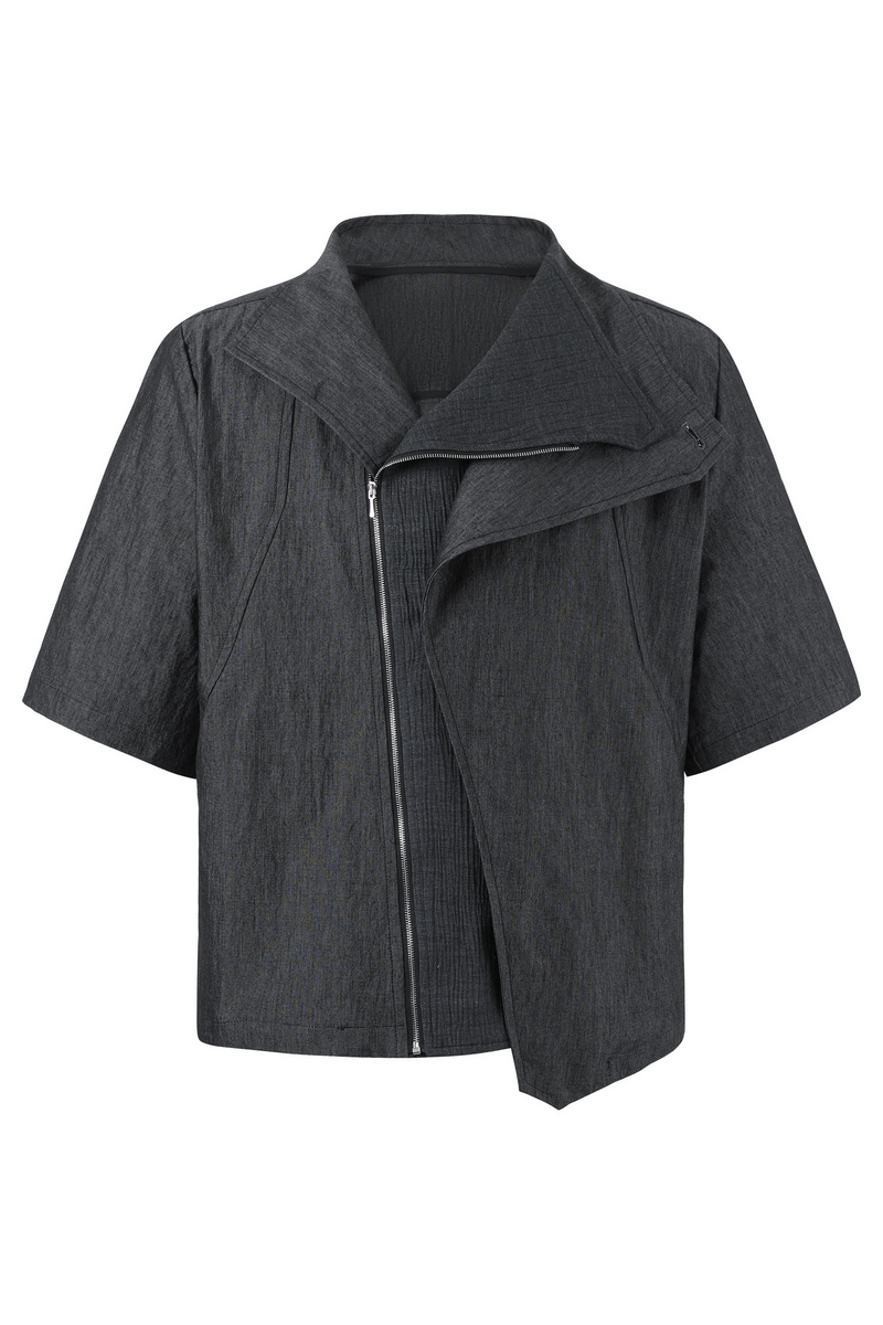 Asymmetric Linen Shirt