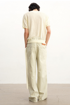 Dyed Straight Leg Jeans