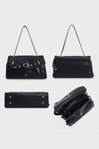 Moto Baguette Shoulder Bag