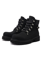 Platform Leather Work Boots