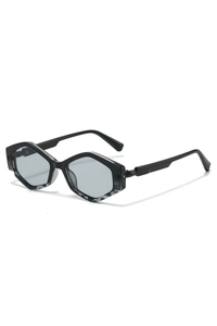Black Bean Flower Frame With Light Gray Trim