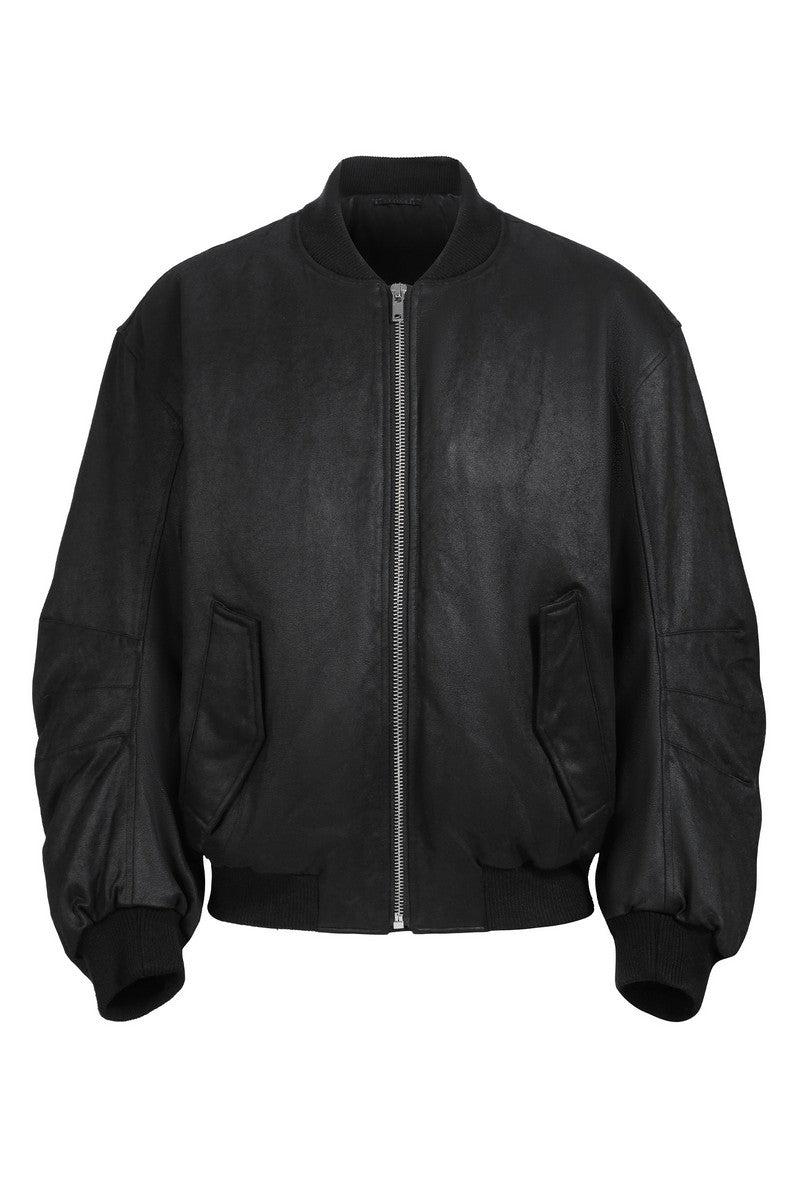 Waxed Down Bomber Jacket