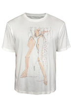 Floral Tencel Wool Tee