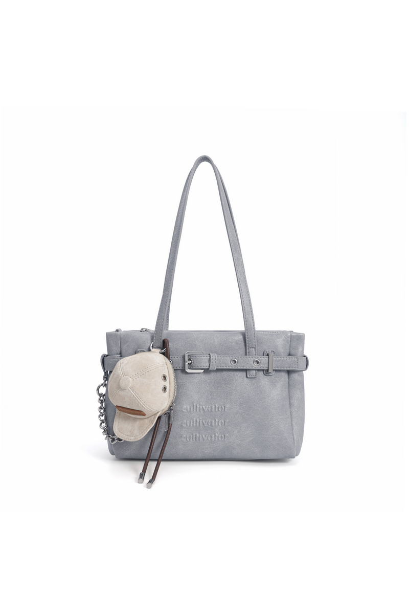 Leather Moto Shoulder Bag