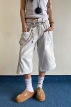 Baggy Jean Shorts