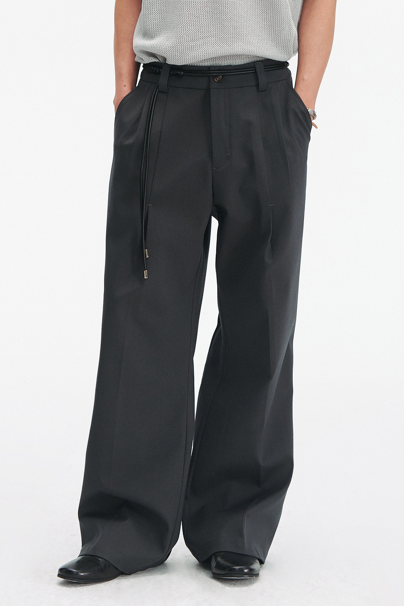 Double Pleated Trousers