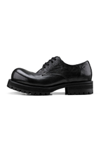 Washed Leather Derby Shoes