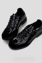 Patent Leather Trainer Sneakers