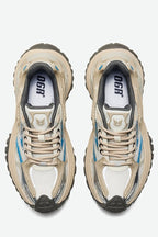 Rattlesnake Series Silver Running Dad Sneakers