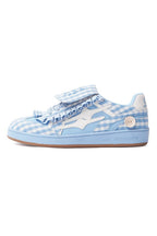 Blue Checkered Dexter Sneakers