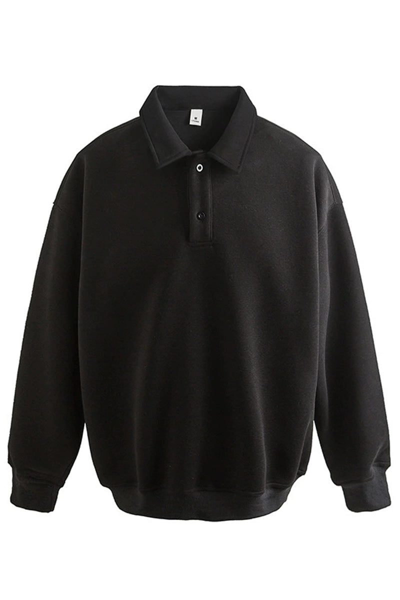 Vintage Polo Neck Sweatshirt - EU Only
