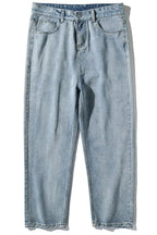 Minimalist Washed Straight Jeans - EU Only