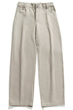 Washed Cotton Relaxed Trousers