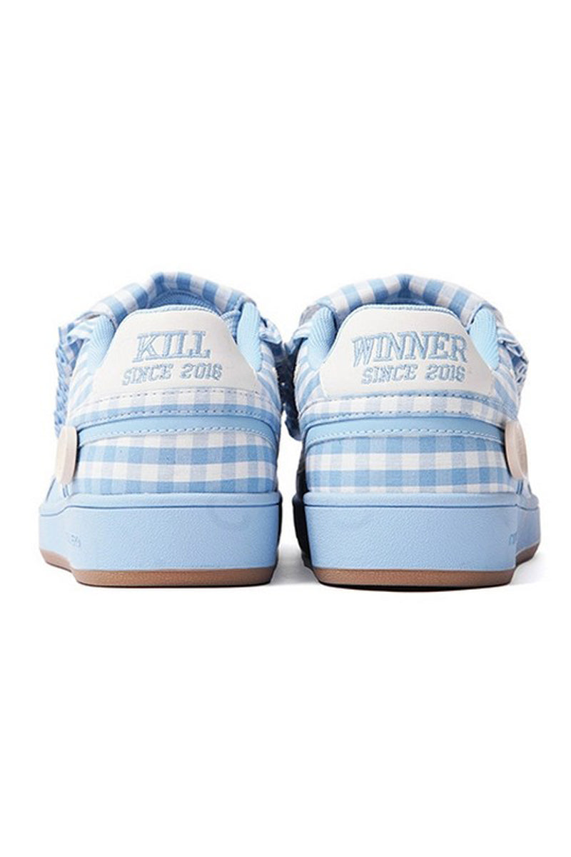 Blue Checkered Dexter Sneakers