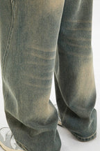 Washed Vintage Wide-Leg Jeans - EU Only