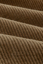 Corduroy Tapered Wide-Leg Pants