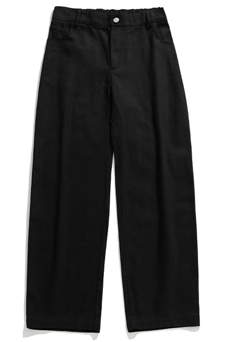 Washed Cotton Relaxed Trousers - EU Only