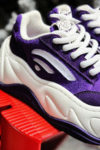 Chunky Platform Purple Sneakers