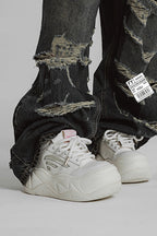 Chunky Platform White Sneakers