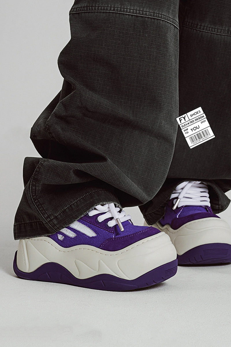 Chunky Platform Purple Sneakers