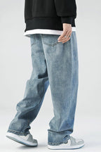 Minimalist Washed Straight Jeans - EU Only