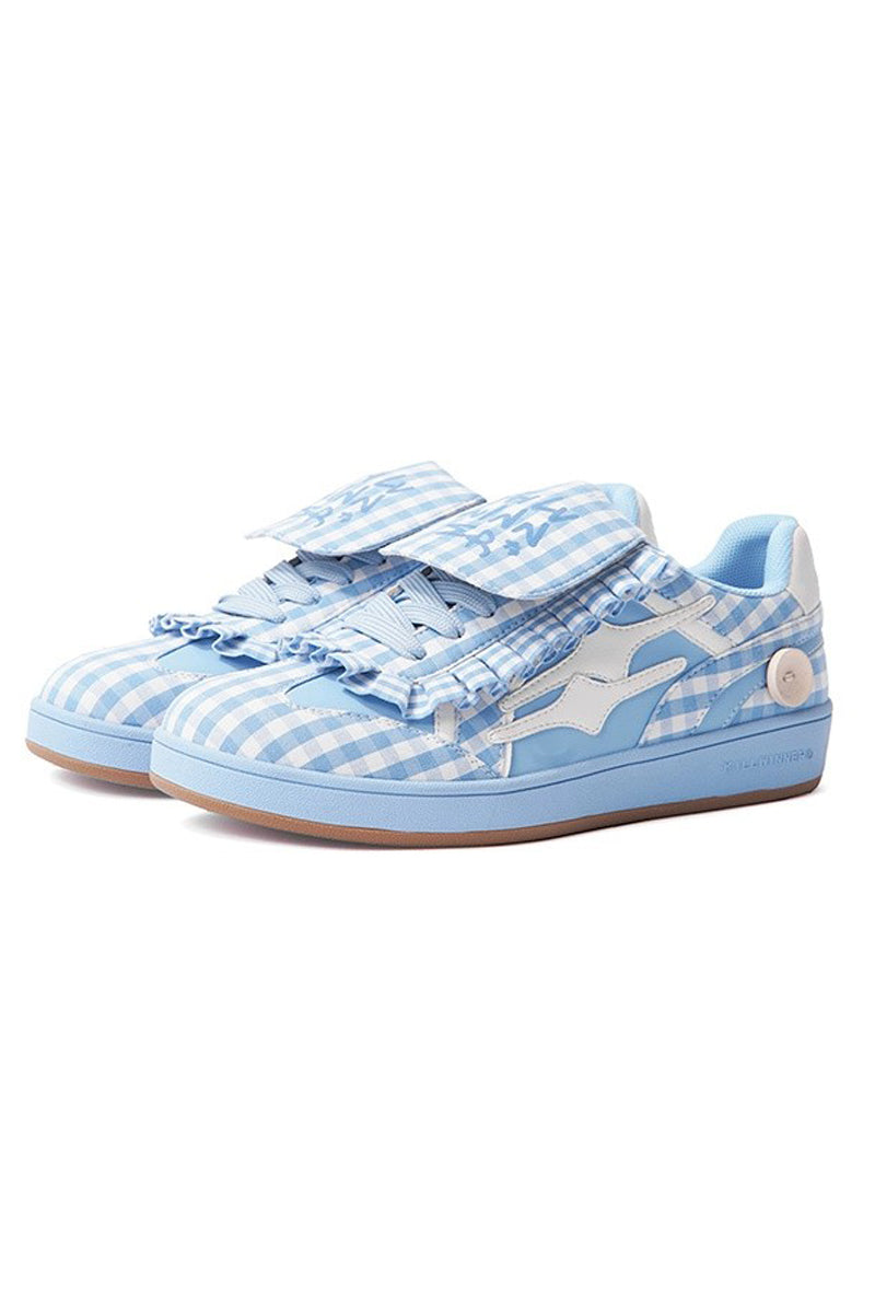 Blue Checkered Dexter Sneakers
