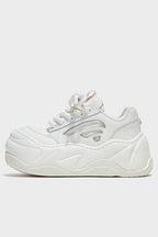 Chunky Platform White Sneakers