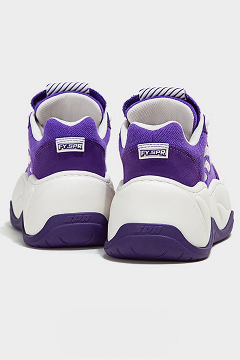 Chunky Platform Purple Sneakers