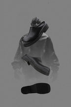 Cut-Line Leather Clog Mules - EU Only