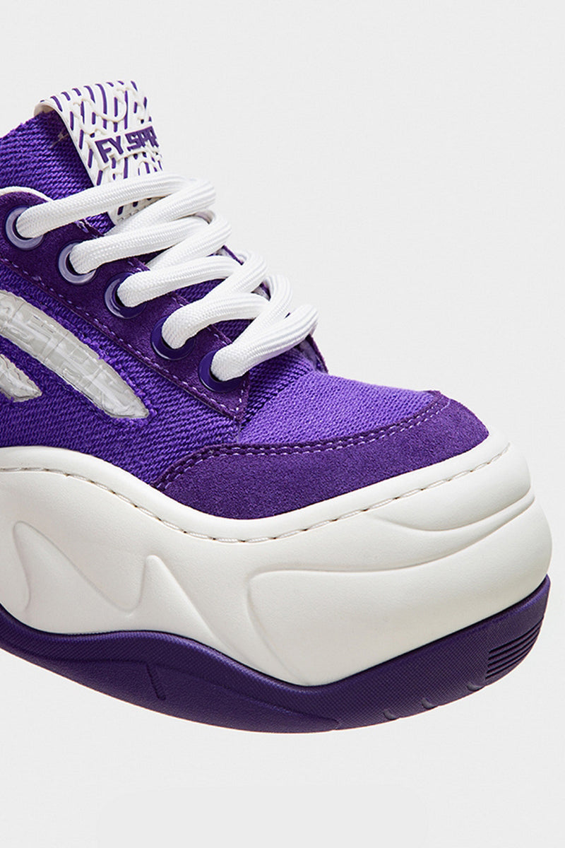 Chunky Platform Purple Sneakers