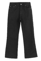 Wave Stitch Flared Jeans