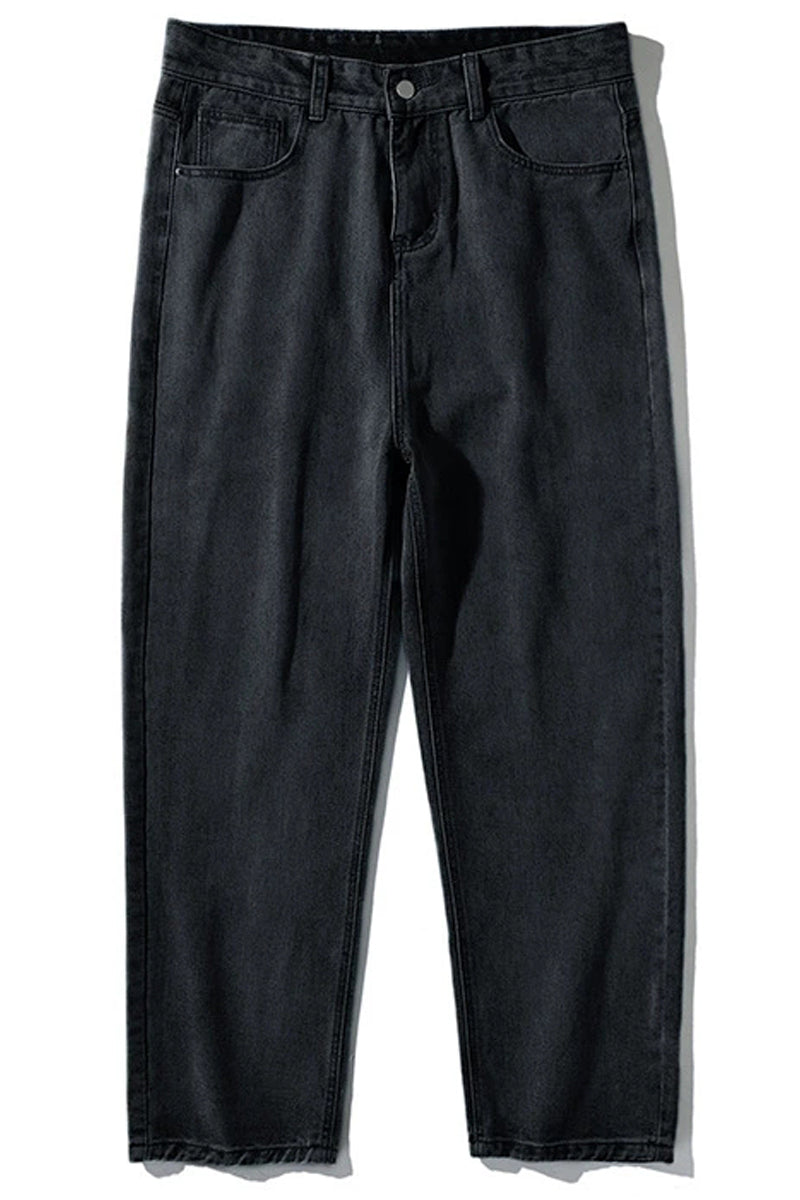Minimalist Washed Straight Jeans - EU Only