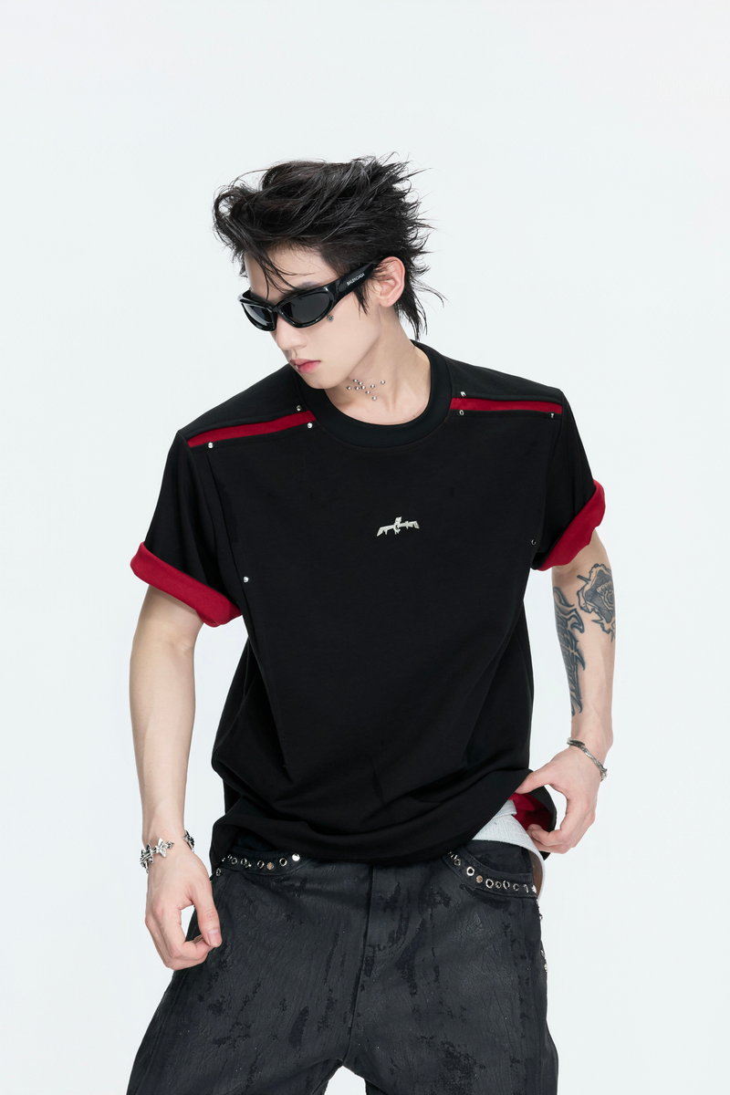 Contrast Deconstructed T-Shirt