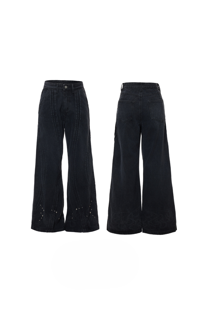 Distressed Deconstructed Jeans