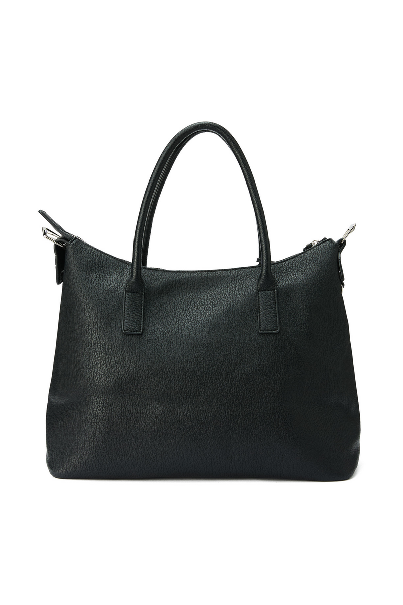 Textured Leather Tote Bag