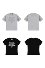 Heavyweight Letter T-Shirt