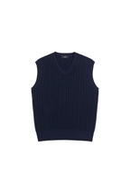 Cable Knit Sweater Vest