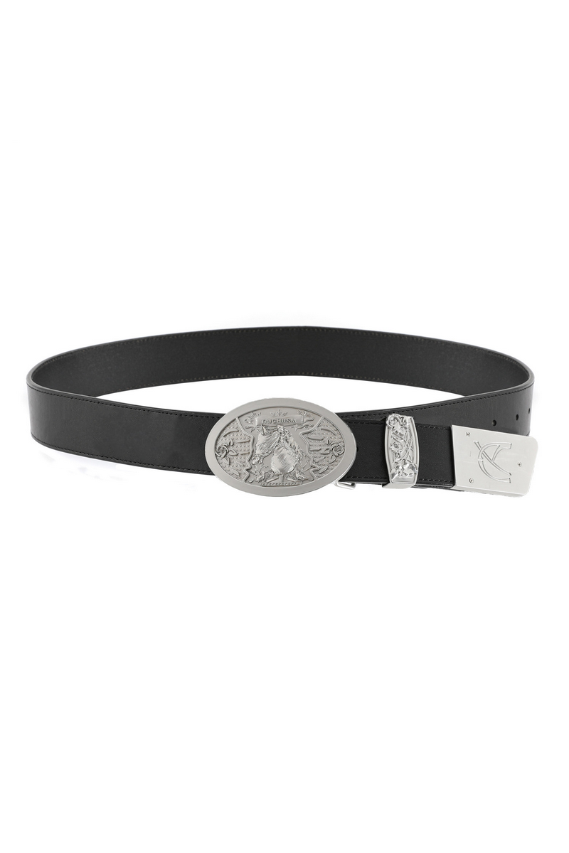 Embossed Leather Belt
