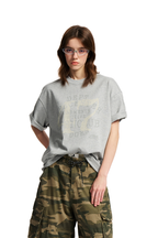 Distressed Number Graphic Tee