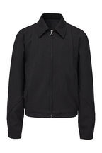 Striped Wool Blazer Jacket