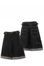 Buckle Denim Shorts