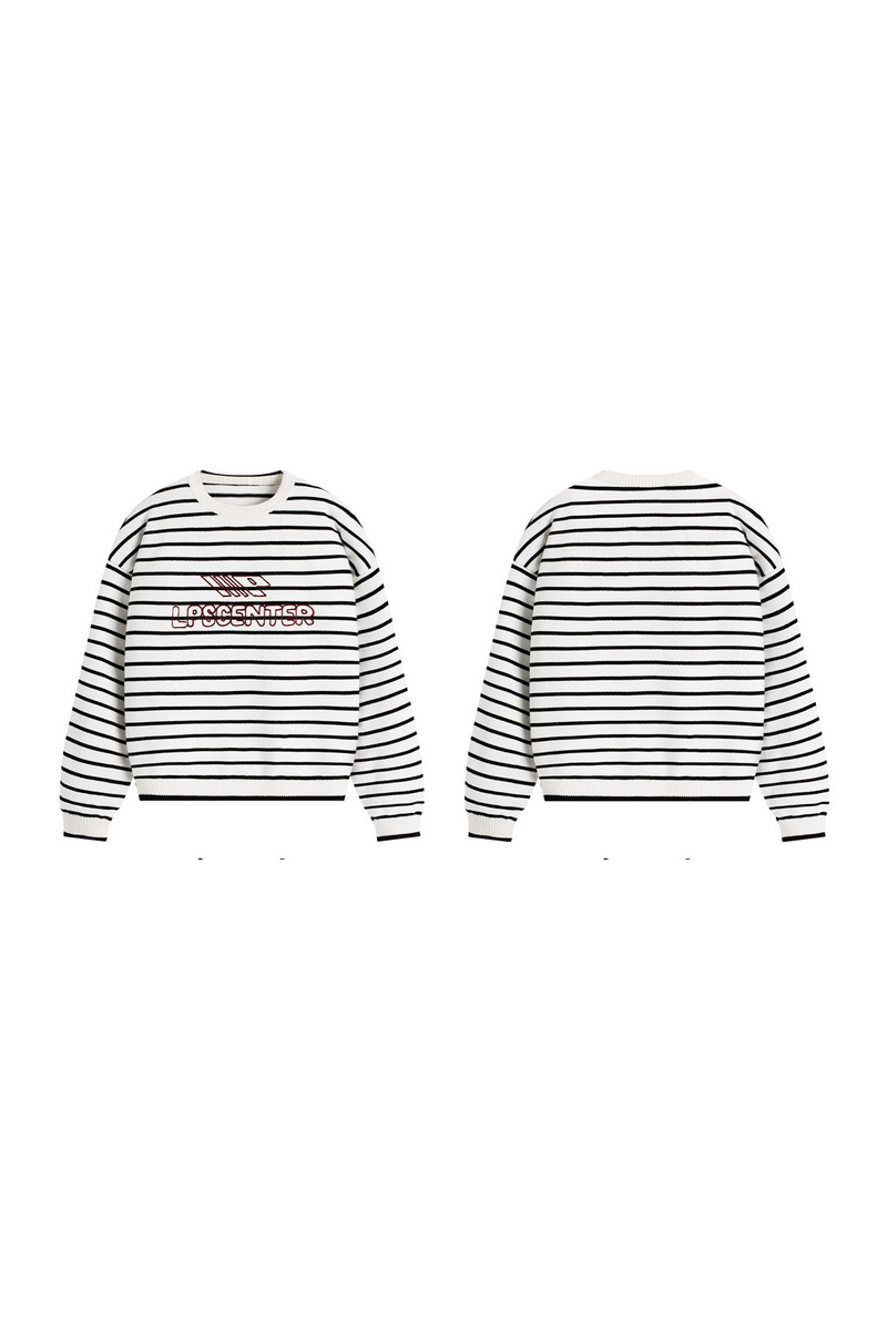 Chain Embroidered Sweater