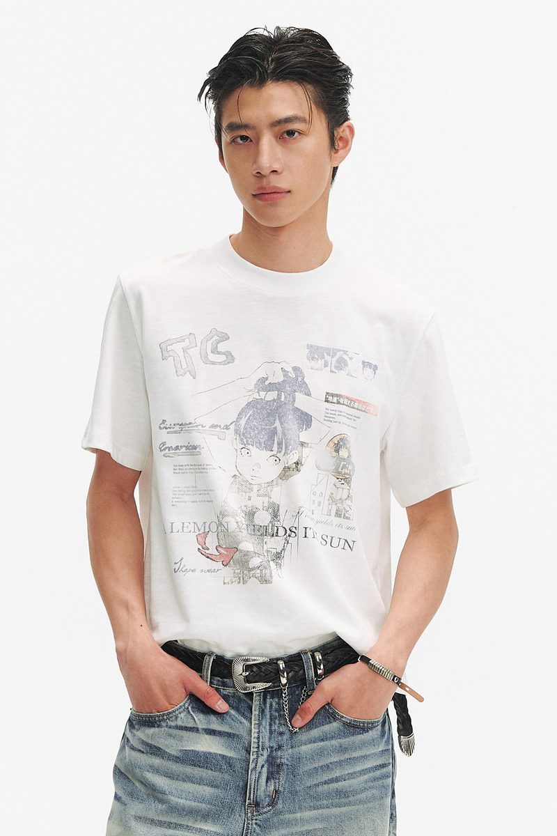 Slub Graphic T-Shirt